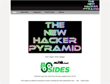 Tablet Screenshot of hackerpyramid.com